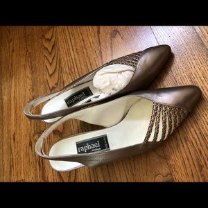 Raphael Roma size 8 pumps, made in Italy